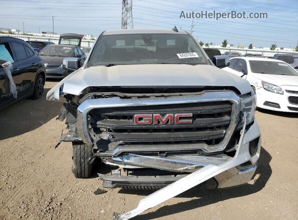 1GTP9AEHXMZ277054 2021 GMC SIERRA Silver Front view