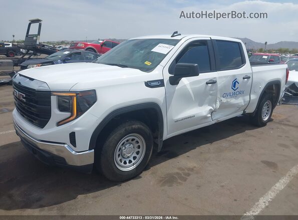 1GTPHAEKXSZ191562 2025 GMC SIERRA Белый Передняя левая четверть