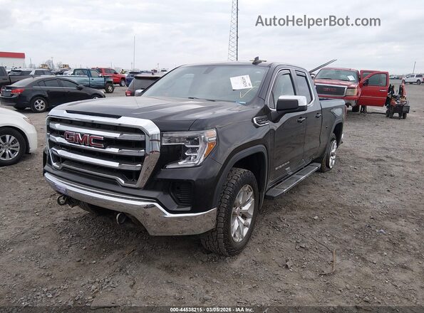 1GTR9BEDXMZ336132 2021 GMC SIERRA Черный Передняя левая четверть