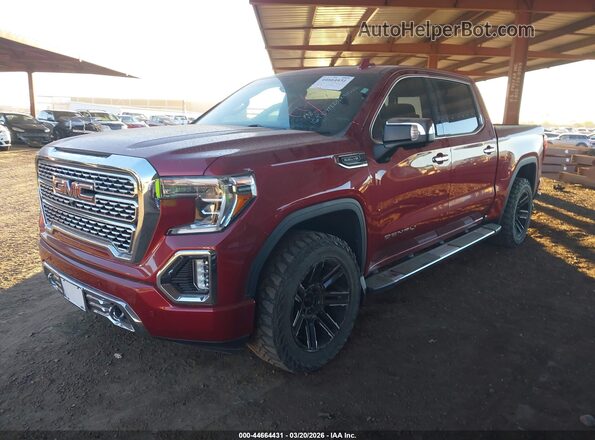 1GTU9FED9LZ318222 2020 GMC SIERRA Red წინა მარცხენა ხედი სამი მეოთხედიდან
