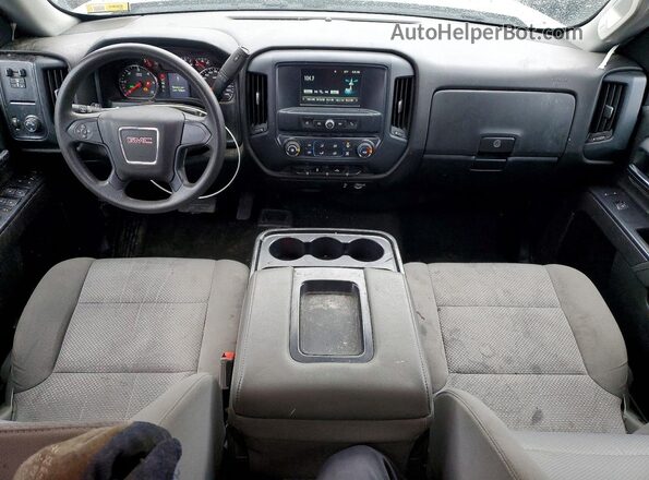 1GTV2LEC2JZ181541 2018 GMC SIERRA Silver Առջևի վահանակի տեսք