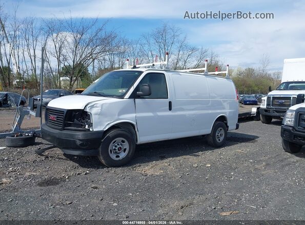 1GTW7AF79N1179544 2022 GMC SAVANA CARGO White წინა მარცხენა ხედი სამი მეოთხედიდან