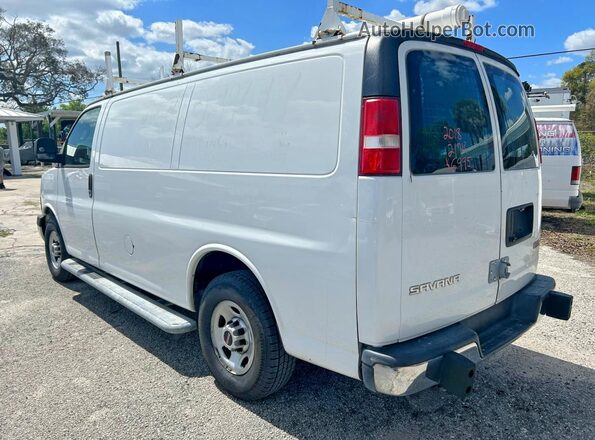 1GTW7AFG2J1909739 2018 GMC SAVANA White Հետևի աջ