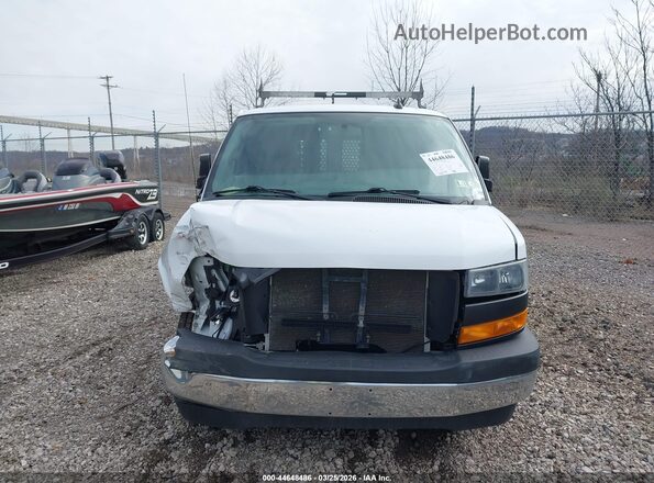 1GTW7AFG2L1168236 2020 GMC SAVANA CARGO White Widok zestawu wskaźników