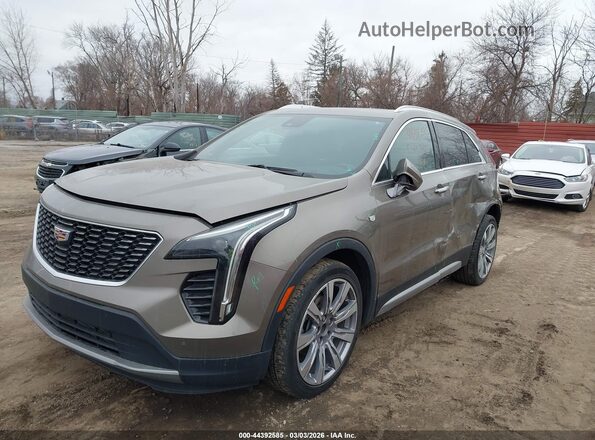 1GYFZDR41LF046008 2020 CADILLAC XT4 Gold Առջևի ձախ երեք քառորդ տեսարան