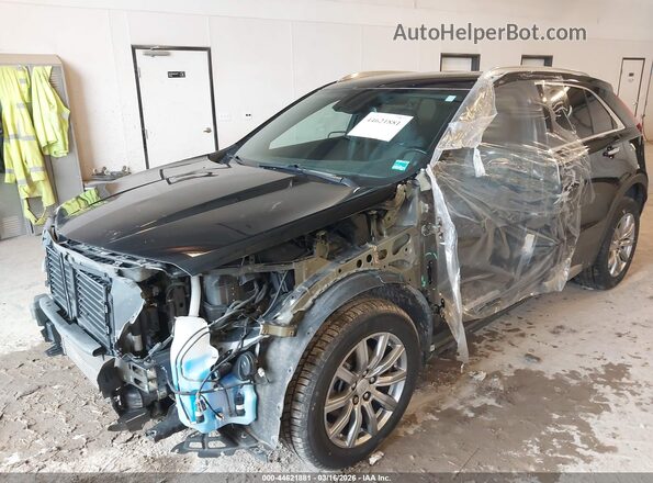 1GYFZDR46MF047981 2021 CADILLAC XT4 Black წინა მარცხენა ხედი სამი მეოთხედიდან