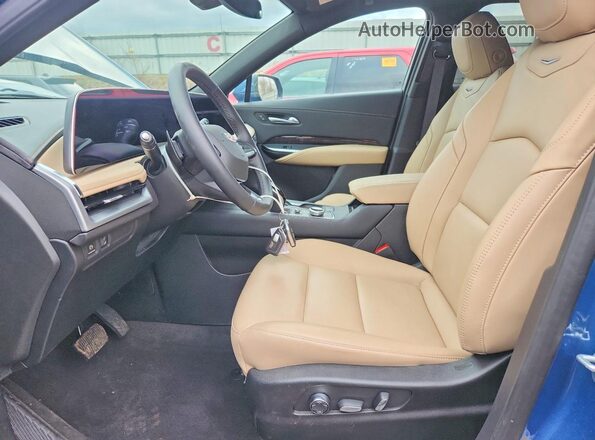 1GYFZDR46SF157605 2025 CADILLAC XT4 Blue Vista interior delantera