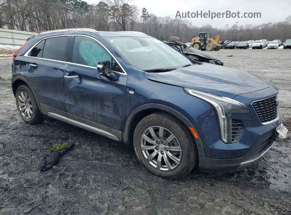 1GYFZDR48MF050574 2021 CADILLAC XT4 Синий Передняя правая четверть