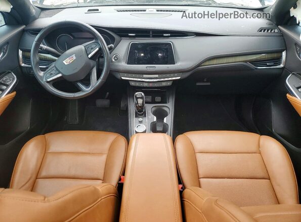 1GYFZDR48MF050574 2021 CADILLAC XT4 Синий Вид панели приборов