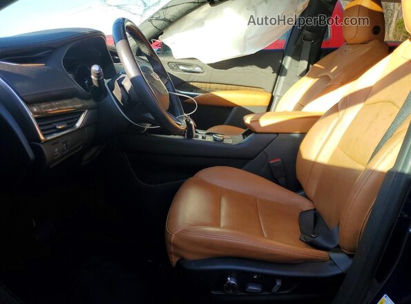 1GYFZDR48MF050574 2021 CADILLAC XT4 Синий Вид салона спереди