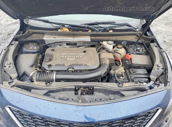 1GYFZDR48MF050574 2021 CADILLAC XT4 Синий Вид задней части салона