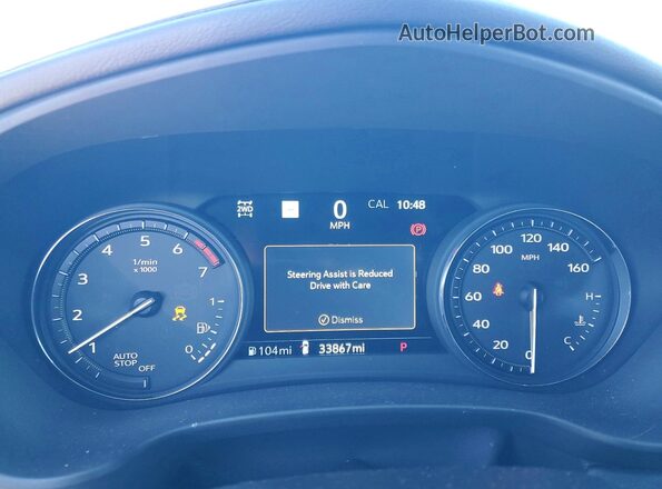 1GYFZDR4XNF131075 2022 CADILLAC XT4 Black Instrument cluster view