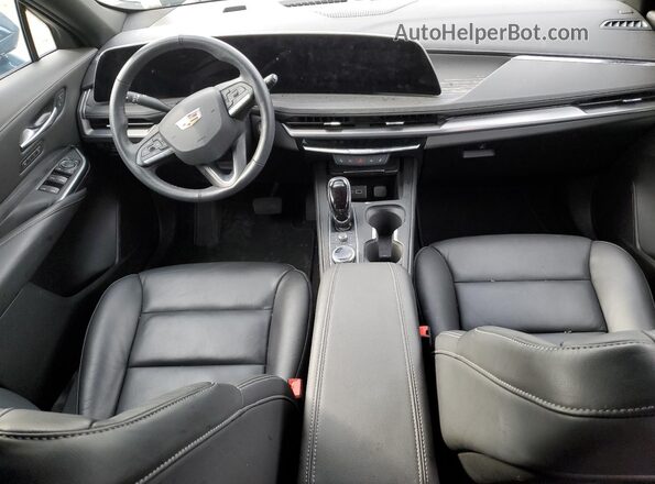 1GYFZDR4XRF166107 2024 CADILLAC XT4 Blue Widok deski rozdzielczej