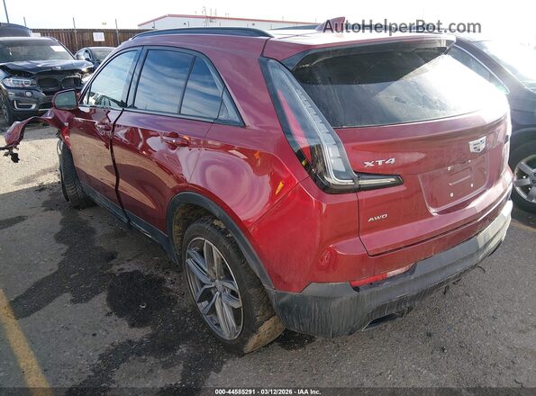 1GYFZFR45LF128626 2020 CADILLAC XT4 Red Հետևի ձախ