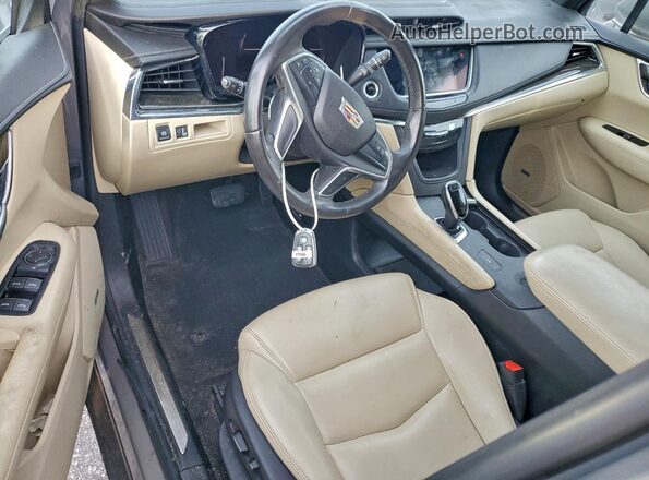 1GYKNARS2HZ240947 2017 CADILLAC XT5 Brown Вид щитка приладів