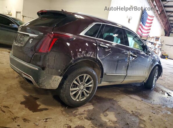 1GYKNDRS0MZ122598 2021 CADILLAC XT5 Бордовый Задняя правая четверть