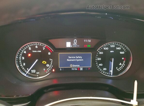 1GYKNDRS3PZ156880 2023 CADILLAC XT5 Черный Вид щитка приборов