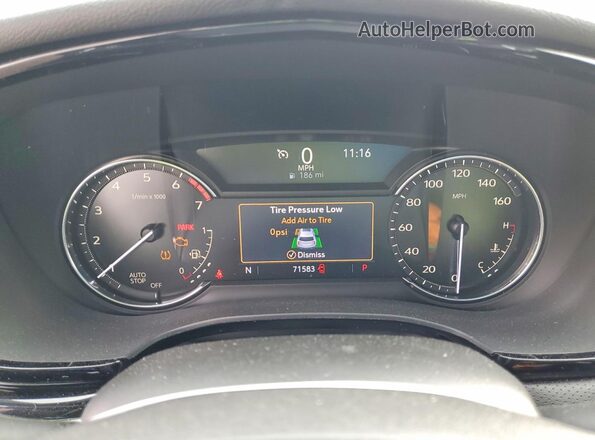 1GYKPAR43MZ164161 2021 CADILLAC OTHER Black ხელსაწყოთა პანელის ხედი