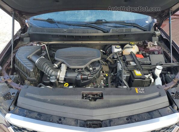 1GYKPCRS2PZ163596 2023 CADILLAC OTHER Burgundy Вид підкапотного простору