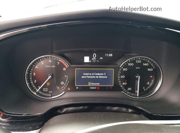 1GYKPCRS2PZ219908 2023 CADILLAC OTHER Black Вид щитка приладів