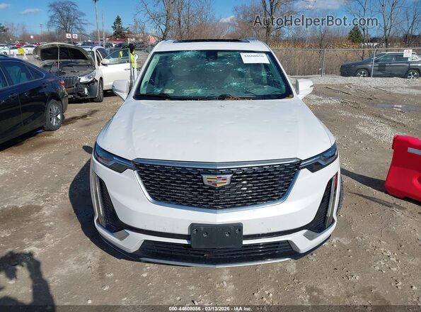 1GYKPDRS8MZ116770 2021 CADILLAC OTHER White Widok zestawu wskaźników