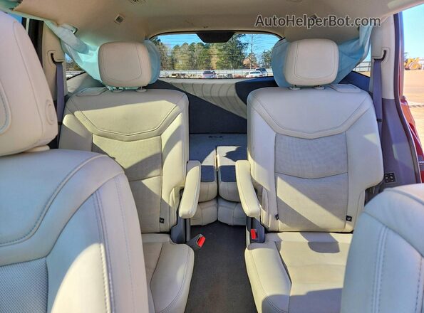 1GYKPDRS9MZ206459 2021 CADILLAC OTHER Red უკანა სავარძლების ხედი