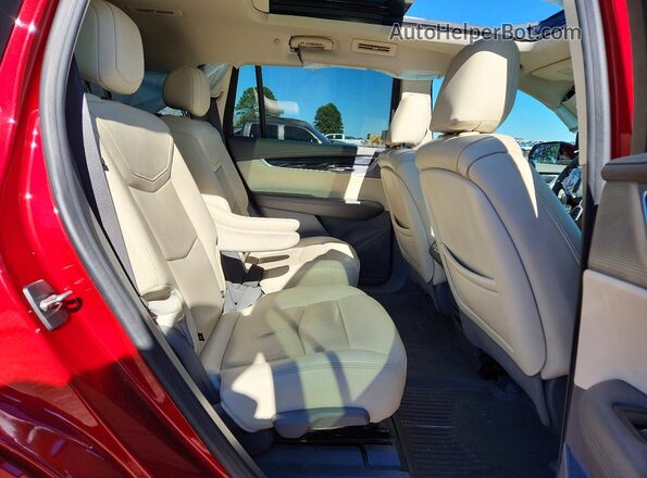 1GYKPDRS9MZ206459 2021 CADILLAC OTHER Red უკანა სალონის ხედი