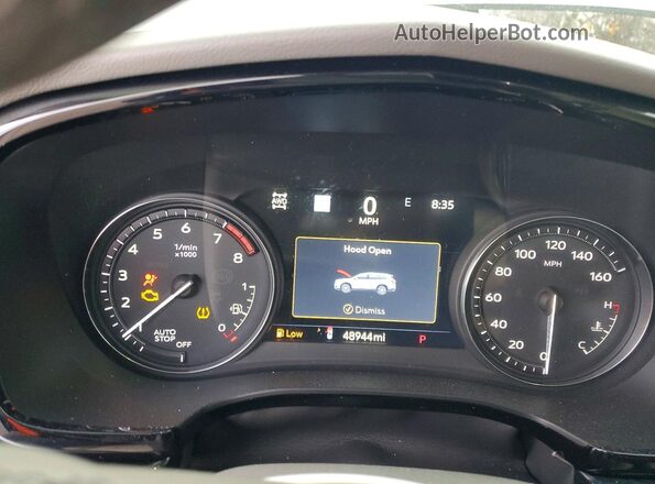 1GYKPDRSXMZ192426 2021 CADILLAC OTHER White Вид щитка приладів