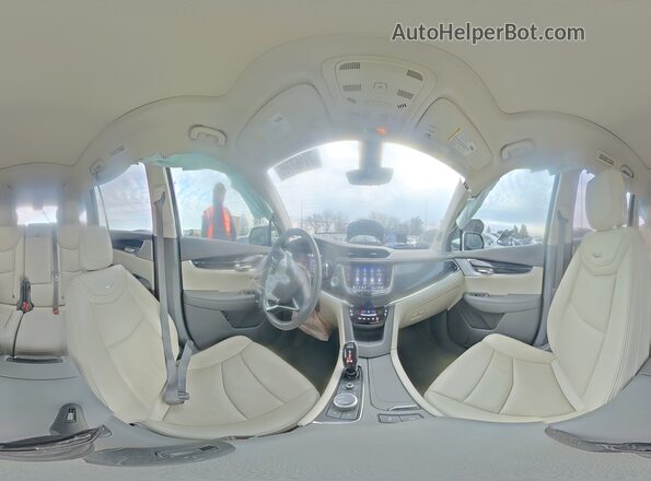 1GYKPDRSXMZ192426 2021 CADILLAC OTHER White Панорамний вид салону 360°