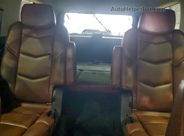 1GYS3BKJ2GR411319 2016 CADILLAC ESCALADE Burgundy Вид задніх сидінь