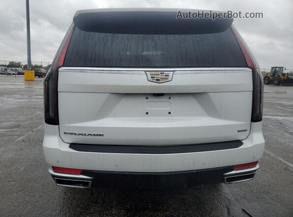 1GYS3BKL6PR381159 2023 CADILLAC ESCALADE White Вид ззаду