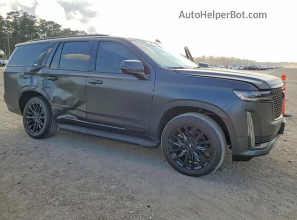 1GYS3BKLXMR254345 2021 CADILLAC ESCALADE Угольный Передняя правая четверть