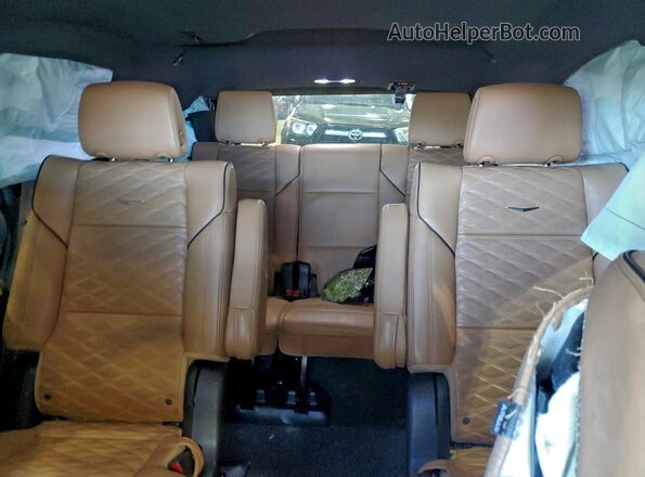1GYS3FKLXPR495589 2023 CADILLAC ESCALADE White Rear seats view