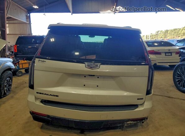 1GYS3FKLXPR495589 2023 CADILLAC ESCALADE White Rear view
