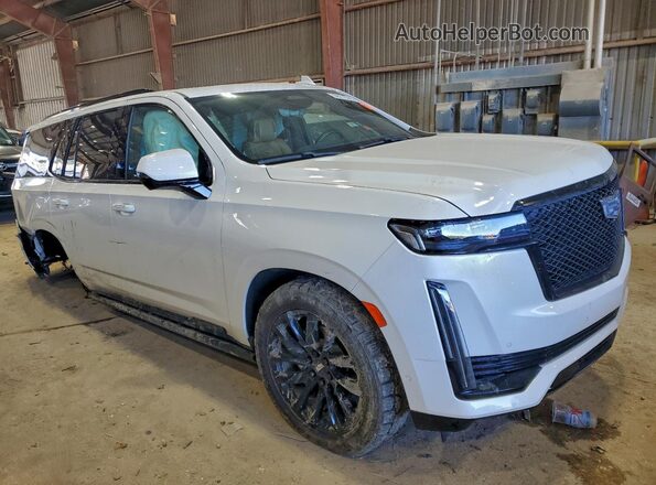 1GYS3FKLXPR495589 2023 CADILLAC ESCALADE White Front right