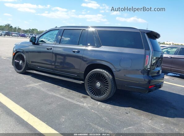 1GYS3PKL2PR563390 2023 CADILLAC ESCALADE Black Задня ліва чверть