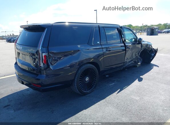 1GYS3PKL2PR563390 2023 CADILLAC ESCALADE Black Задня права чверть