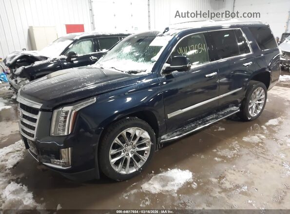 1GYS4BKJ1JR293719 2018 CADILLAC ESCALADE Dark Blue 