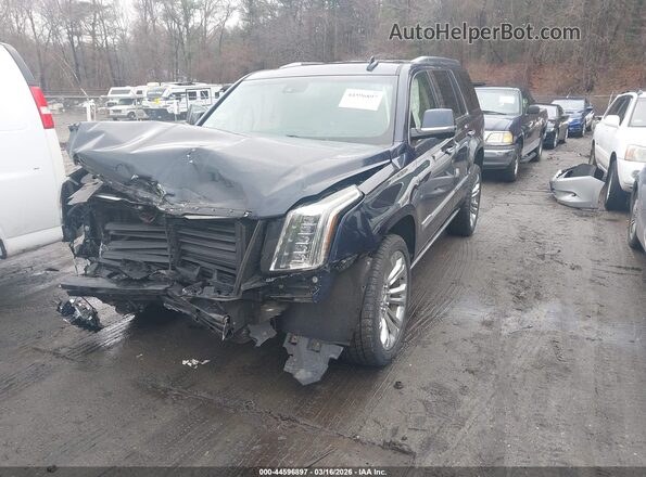 1GYS4CKJ2LR140677 2020 CADILLAC ESCALADE Синий Передняя левая четверть