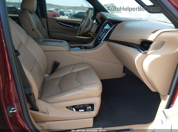 1GYS4DKJ3LR167800 2020 CADILLAC ESCALADE Red Front interior view