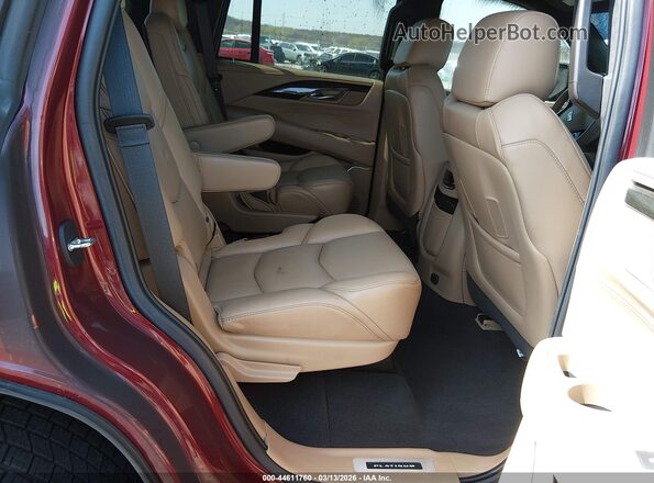1GYS4DKJ3LR167800 2020 CADILLAC ESCALADE Red VIN sticker view