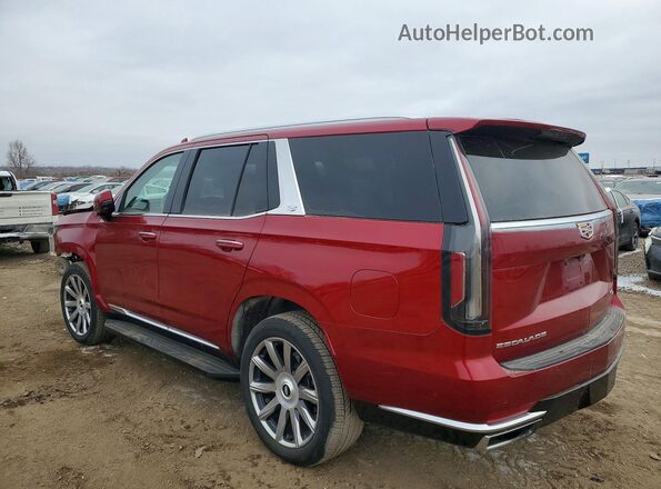 1GYS4DKL2PR527436 2023 CADILLAC ESCALADE Red უკანა მარცხენა