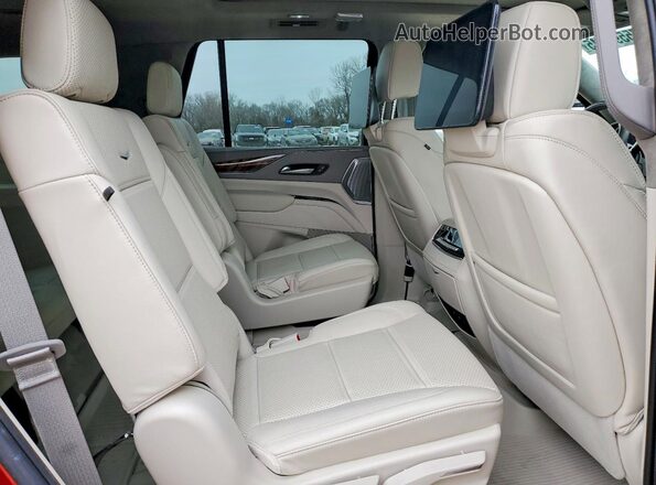1GYS4DKL2PR527436 2023 CADILLAC ESCALADE Red უკანა სალონის ხედი