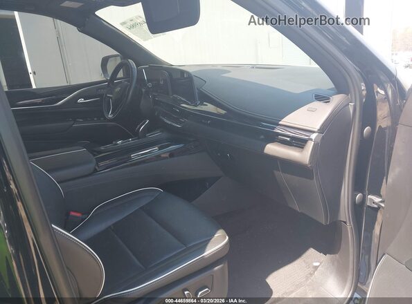 1GYS4FKL2PR121846 2023 CADILLAC ESCALADE Black Вид салону спереду