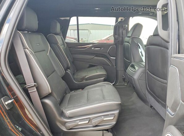 1GYS4FKL5MR368564 2021 CADILLAC ESCALADE Черный Вид задней части салона