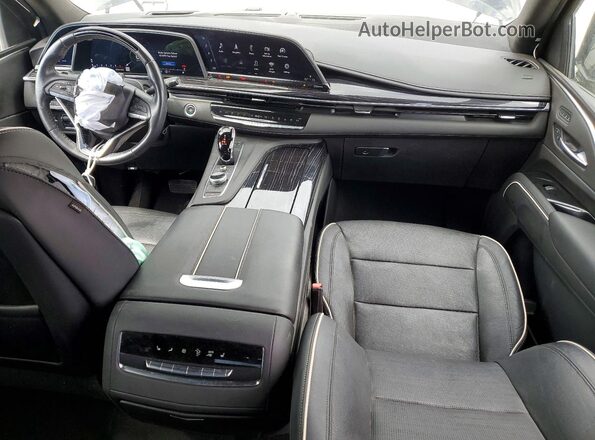 1GYS4FKL5MR368564 2021 CADILLAC ESCALADE Черный Вид панели приборов