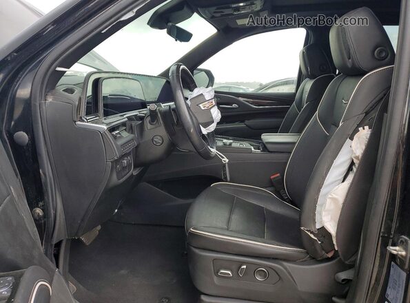 1GYS4FKL5MR368564 2021 CADILLAC ESCALADE Черный Вид салона спереди