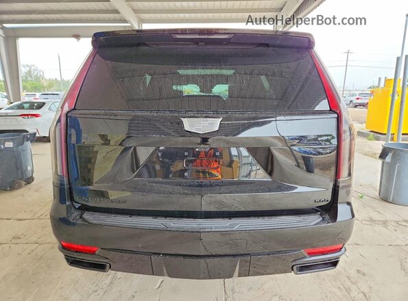 1GYS4GKL0PR277759 2023 CADILLAC ESCALADE Black Вид ззаду