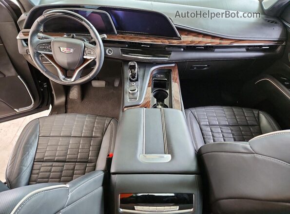 1GYS4GKL0PR277759 2023 CADILLAC ESCALADE Black Вид панелі приладів