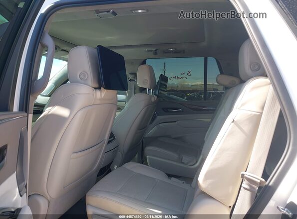 1GYS4GKL2MR368382 2021 CADILLAC ESCALADE White VIN კოდის სტიკერის ხედი